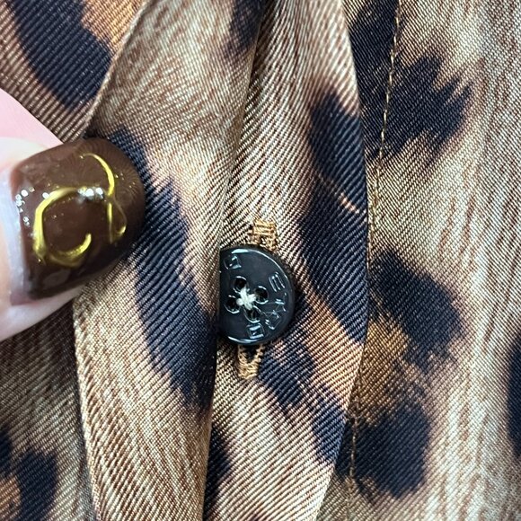 $1170 Etro Brown Leopard Camicia Santa Barbara Blouse Top size IT 42/6 - Picture 5 of 12